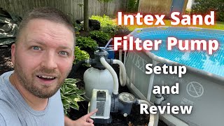 Intex Sand Filter Pump Complete Setup and Review [upl. by Airla494]