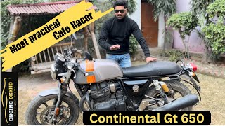 New RE Continental GT 650 Detailed review  price  looks  worthfull or not [upl. by Anilac]