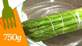 Cuire des asperges vertes en botte  750g [upl. by Novick]