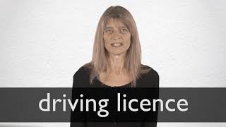 How to pronounce DRIVING LICENCE in British English [upl. by Ronni304]