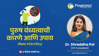 Causes amp Treatments for Male Infertility  Dr Shraddha Pol IVF Consultant [upl. by Eetnuahs]