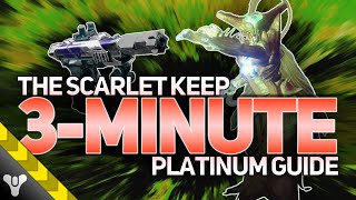 The Scarlet Keep GM FARM  3Minute Buzzard  Platinum Grandmaster Guide destiny2 guide fast [upl. by Fausta]