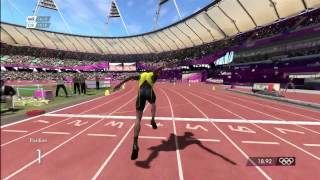 BOLT 200M world record London 2012 xbox [upl. by Bremble427]