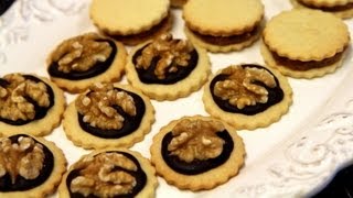 Moroccan Walnut Chocolate Cookies Recipe  CookingWithAlia  Episode 224 [upl. by Saffren]