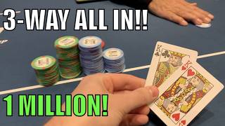 Weve Got KINGS One Million ThreeWay ALL IN Day 3 Of WPT World Championship Vlog Ep 292 [upl. by Mascia]