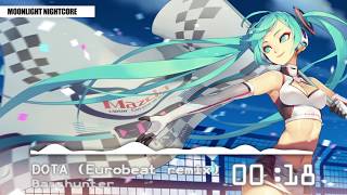 ☽ Nightcore – DOTA Eurobeat remix [upl. by Yeffej]