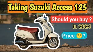 Taking Suzuki Access 125 in 2024  should you buy  Access 125 best in segment suzukiaccess125bs6 [upl. by Refinneg]