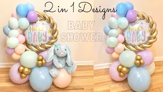 DIY Balloon Baby Shower Decorations [upl. by Narak]