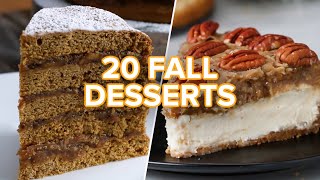 20 Tasty Fall Desserts [upl. by Roban]