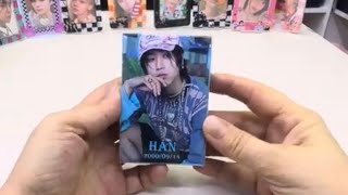 STRAY KIDS  Han  Çift Yön Baskılı Lomo Card Seti İnceleme [upl. by Byrle]