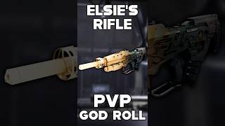 DESTINY 2 ELSIES RIFLE PVP GOD ROLL [upl. by Ytsihc]