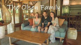 Meet the Olsen family who packed there lives up and moved to Bali Part 1 [upl. by Ali]