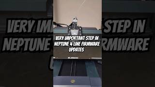 Important ELEGOO NEPTUNE 4 Firmware update 3dprinting elegoo neptune4 neptune4pro neptune4max [upl. by Kaliope14]