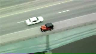 Kansas City Mo police pursuit RAW Helicopter coverage [upl. by Eimmit]