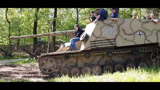 Militracks 2023 in Overloon Nashorn SdKfz 164 axis Halftracks amp many more WW2 vehicles [upl. by Divadnhoj591]