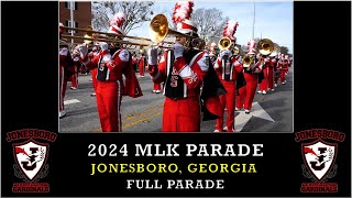 2024 MLK PARADE  Jonesboro Gerogia  Jonesboro MMC Majestic Marching Cardinals [upl. by Larrad]