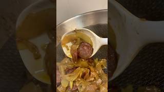 Easy chineesesausage amp stem pf romaine lettuse stirfry together shortvideo cooking satisfying [upl. by Nylorak656]