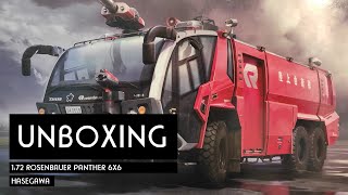 UNBOXING HASEGAWA ROSENBAUER PANTHER 6X6 172 [upl. by Nitnert977]