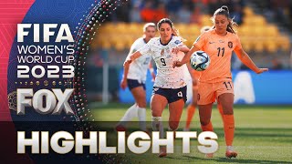 United States vs Netherlands Highlights  2023 FIFA Womens World Cup [upl. by Taggart]