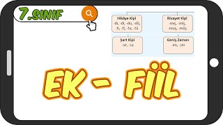 Ek  Fiil  Güncel Konu Anlatımı 📙 7Sınıf Türkçe 2023 [upl. by Ennaylloh488]