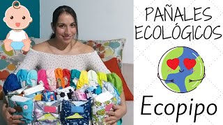 PAÑALES ECOLÓGICOS  PAÑALES DE TELA ECOPIPO [upl. by Mccoy100]