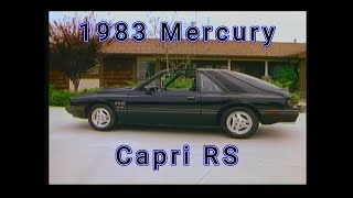 1983 dealer promo for Mercury Capri RS [upl. by Brina31]