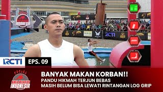 BANYAK KORBAN Log Grip Jadi Rintangan Tersulit  SASUKE NINJA WARRIOR  PART 3 [upl. by Onirefes]