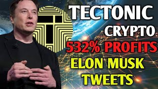 Tectonic crypto Elon Musk price prediction on twitter how to buy tectonic tectonic coin stacking [upl. by Janey]