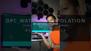 BSOD quick fix DPCWATCHDOGVIOLATION PART 6 shorts [upl. by Shippee]