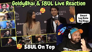 GoldyBhai Reacts on Regas English In eSports Awards 🚀🥰  Payal❤️  Trolling Haters😂 [upl. by Anovahs905]