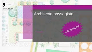 Architecte paysagiste  Mon métier en 8 questions [upl. by Zena]