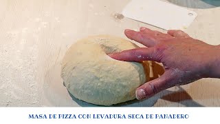 Masa de Pizza 🍕 Casera con Levadura Seca de Panadero ¡CRUJIENTE Y TIERNA Receta en Mambo [upl. by Enomsed]