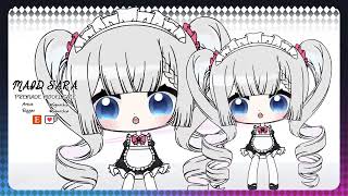 Live2D Showcase Plushie Sara Premade Chibi Model For Sale [upl. by Gilus727]