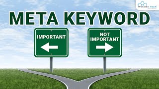 Meta Keywords Important or Not  Should You Use Them  SEO OnPage Tutorial [upl. by Nosnhoj405]