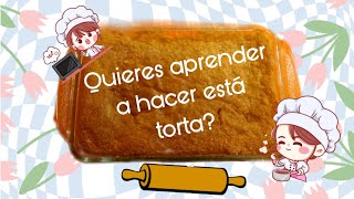 🔴Torta de zanahoria 🥕 al estilo maretaruki [upl. by Marguerite765]