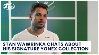 Stan Wawrinka at Club Yonex answers your questions amp info on his Stan the Man tennis apparel [upl. by Eillek]