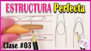 0321 Como crear una ESTRUCTURA PERFECTA de UÑAS Acrílicas o Gel💅 Curso GRATIS Uñas Acrílicas [upl. by Mariette]