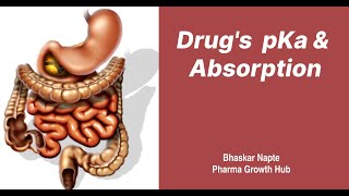 Drugs pKa and its absorption [upl. by Aerdnaid]