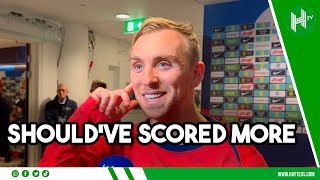 I WAS MEANT TO TAKE THE FREE KICK  Bowen REACTS to his first England goal [upl. by Domel]