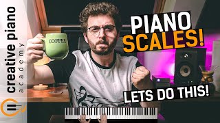 PIANO SCALES The ULTIMATE StepByStep Guide For Beginners [upl. by Ecnaled27]