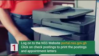 NSS Posting Proceeding on how to print your letter [upl. by Admama]