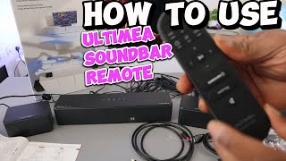 How to Use ULTIMEA POSEIDON Soundbar Remote Control [upl. by Wilone]