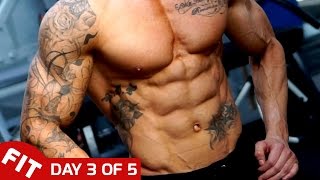 ABS TRAINING  ROSS DICKERSON DAY 3 OF 5 DAY SPLIT [upl. by Jahdiel62]