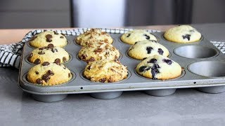 EASY MUFFIN RECIPE  Muffin Base Recipe [upl. by Profant360]