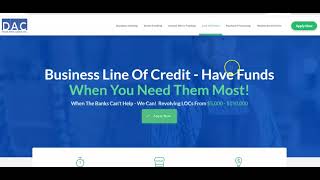 David Allen Capital Business Line of Credit Flexible Funding for Your Business [upl. by Ive]