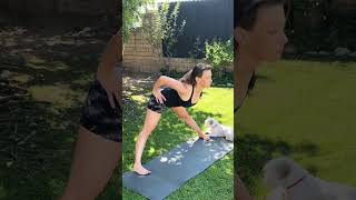 Yoga for hamstring and back backpainrelief [upl. by Aihsyn]