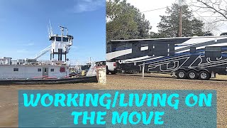 What Life Is Like Working On A Towboat  Towboating Funds Our Travels [upl. by Danyelle101]