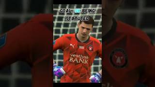 Goalkeeper Turned Statue😂EpicPassGKFrozenepicfootballviralefootball2024 [upl. by Azilem]