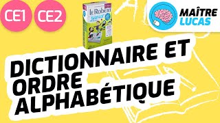 Utiliser le dictionnaire  ordre alphabétique CE1  CE2  Français  Cycle 2  Vocabulaire [upl. by Lipsey]