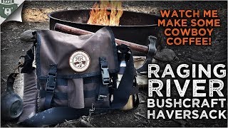 Bushcraft Haversack by Raging River Trading Flint amp Steel Fire Haversack Loadout Kit [upl. by Grim326]